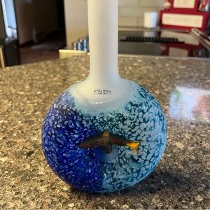 Kosta Boda beautiful vase purchased in Grenaa Denmark